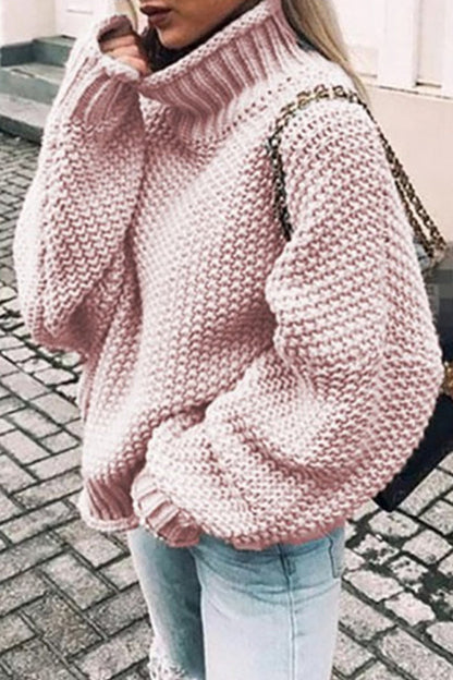 TS | Cozy oversized turtle-neck sweater