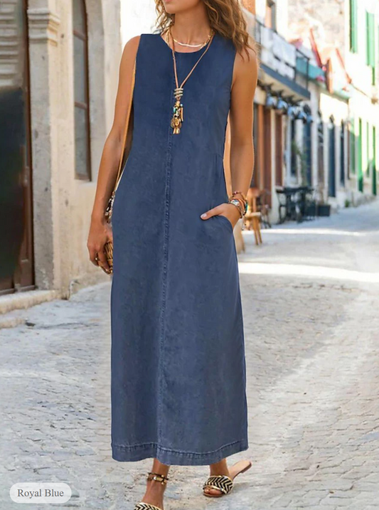 LM | Denim dress ideal for good weather