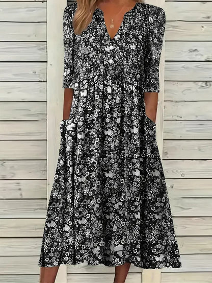 LM | Beautiful maxi dress with pleats
