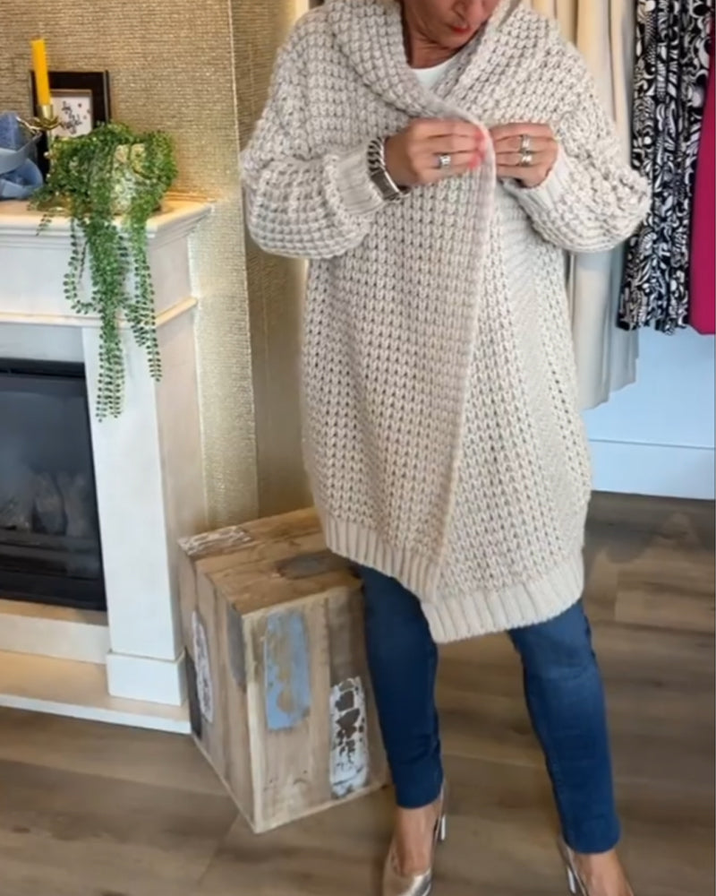 LM | Modern and fashionable winter cardigan
