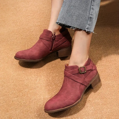 LM | WOMEN'S BOOTS WITH SIDE ZIPPER