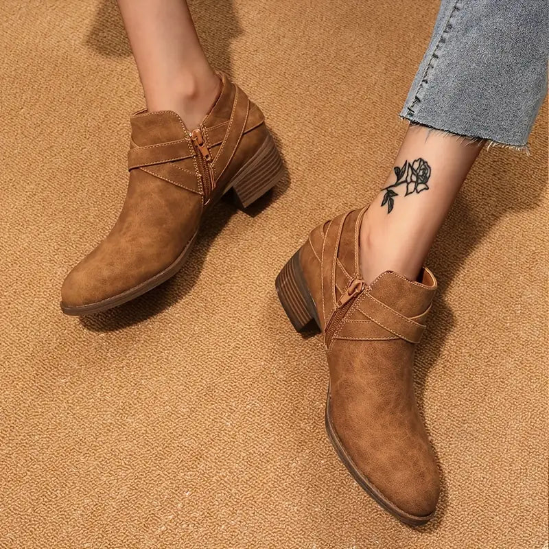 LM | WOMEN'S BOOTS WITH SIDE ZIPPER