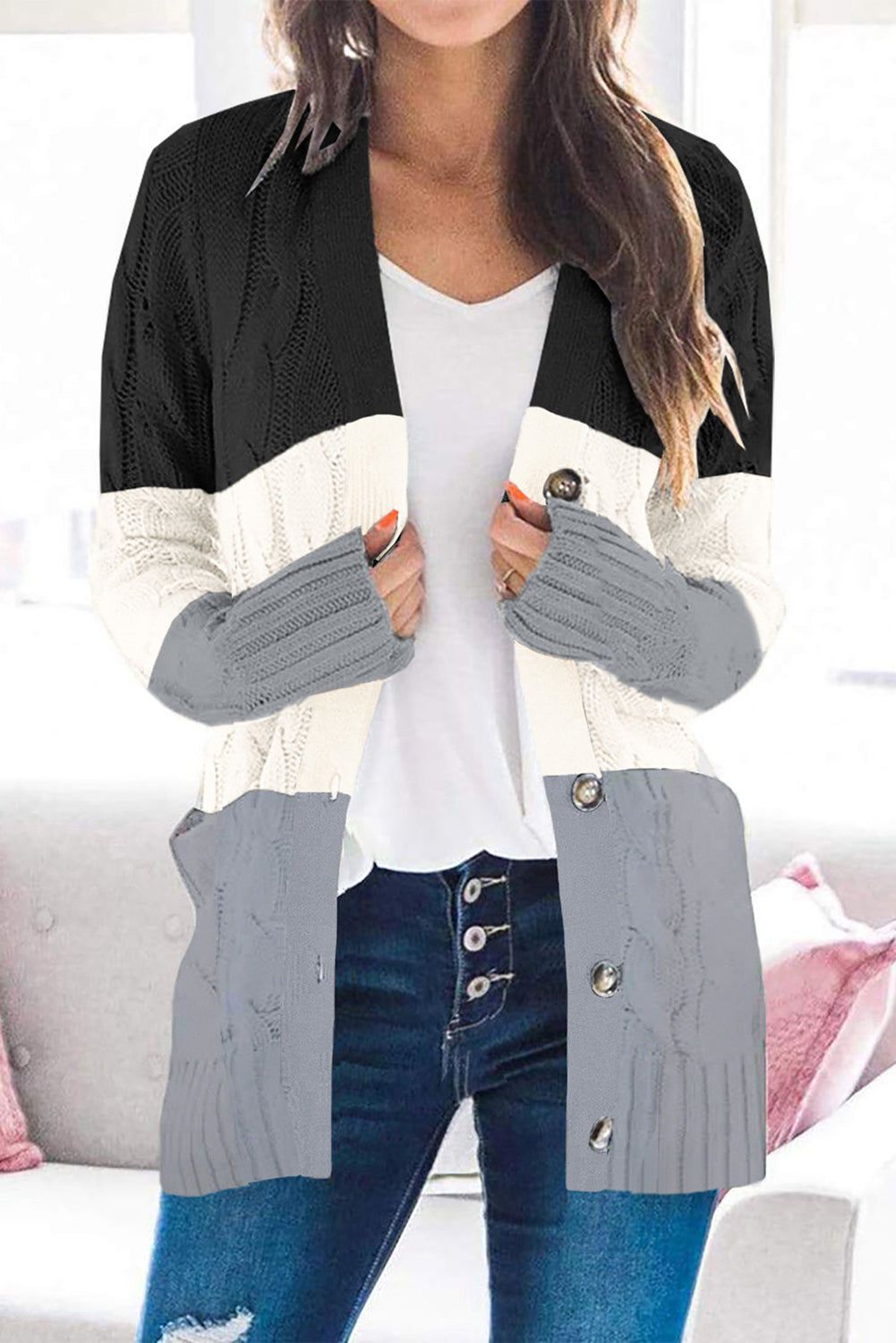 LM | Trendy and elegant winter cardigan
