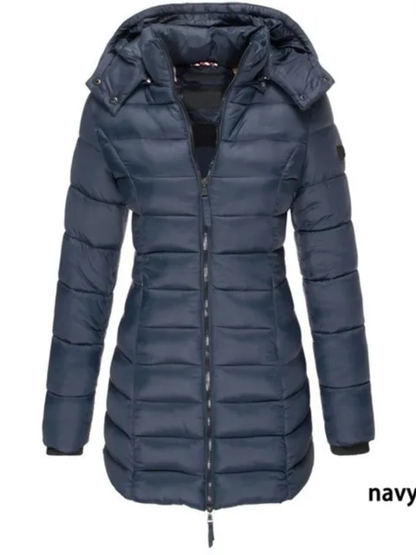 TS | Women's puffer jacket with hood