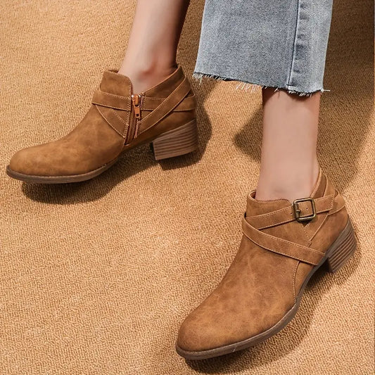 LM | WOMEN'S BOOTS WITH SIDE ZIPPER