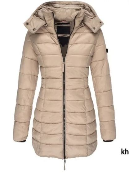 TS | Women's puffer jacket with hood