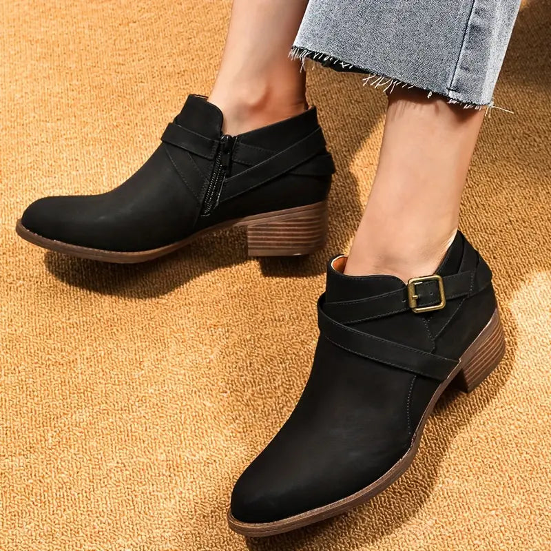 LM | WOMEN'S BOOTS WITH SIDE ZIPPER