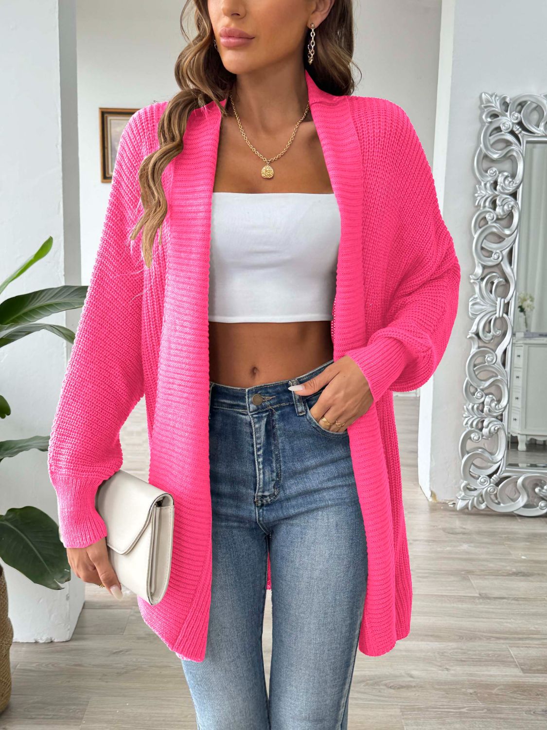 LM | Simple and stylish winter cardigan