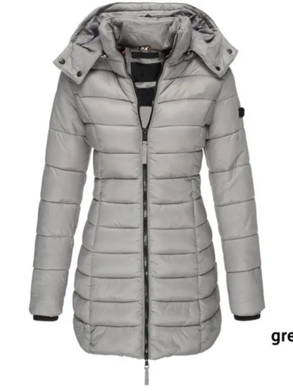 TS | Women's puffer jacket with hood