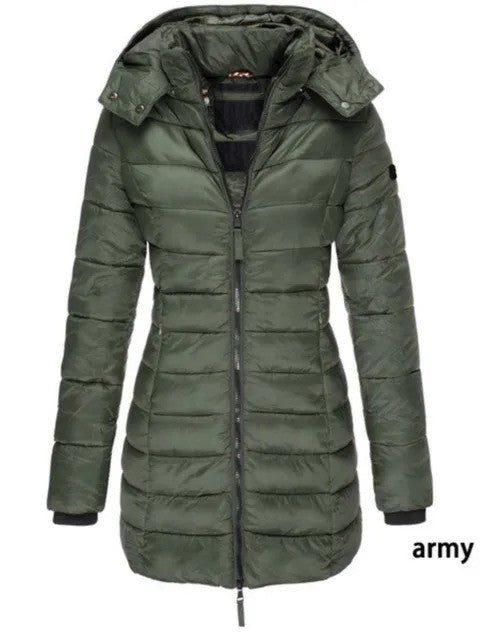 TS | Women's puffer jacket with hood