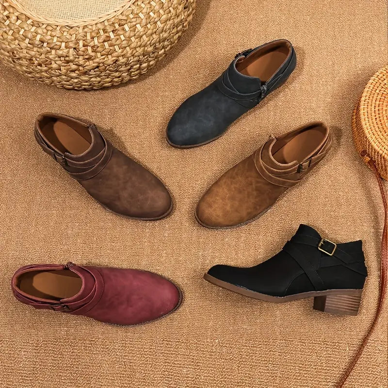 LM | WOMEN'S BOOTS WITH SIDE ZIPPER