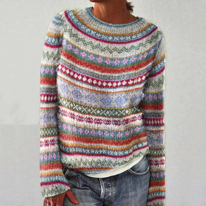 LM | Elegant sweater with pattern