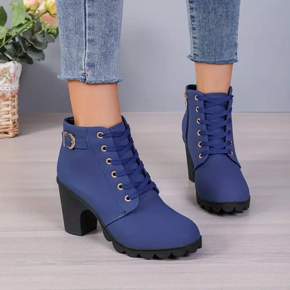 LM | WOMEN'S BOOTS WITH CHUNKY HEEL