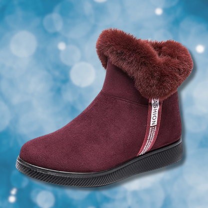 LM | Fashionable snow boots with faux fur lining