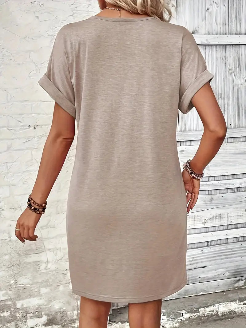 LM | Evelyn - Short-sleeved dress for spring