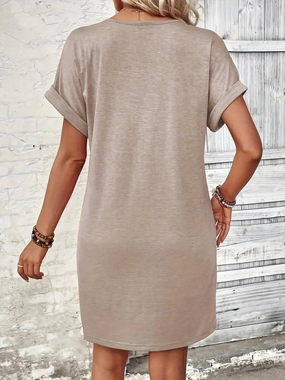 LM | Evelyn - Short-sleeved dress for spring
