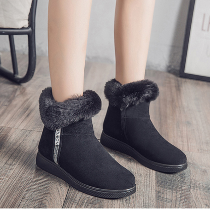 LM | Fashionable snow boots with faux fur lining