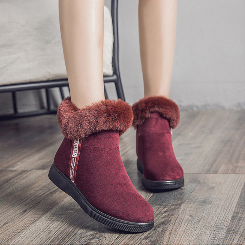 LM | Fashionable snow boots with faux fur lining