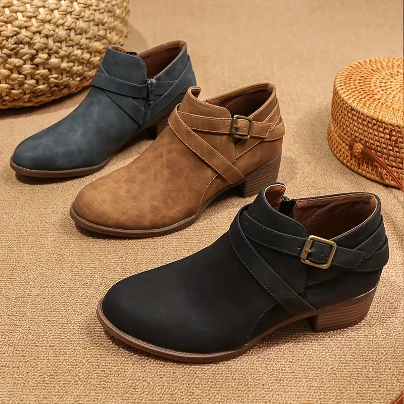 LM | WOMEN'S BOOTS WITH SIDE ZIPPER