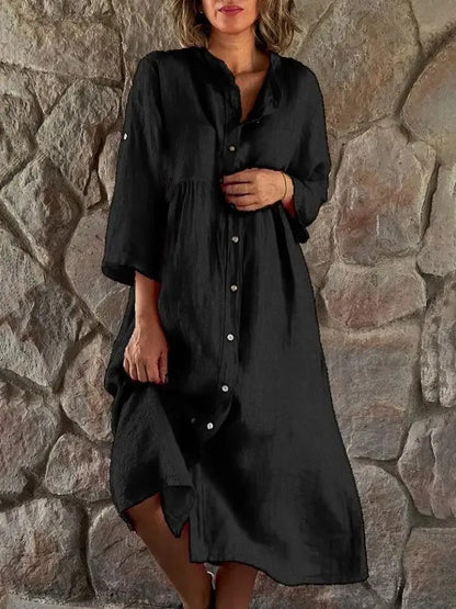 LM | Cotton and linen dress