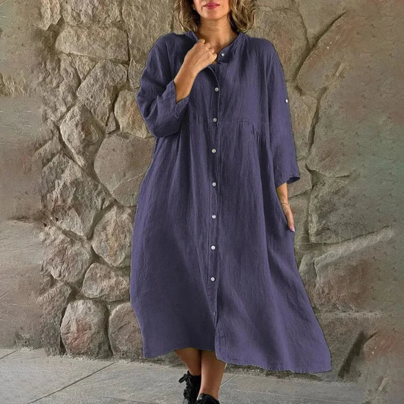 LM | Cotton and linen dress