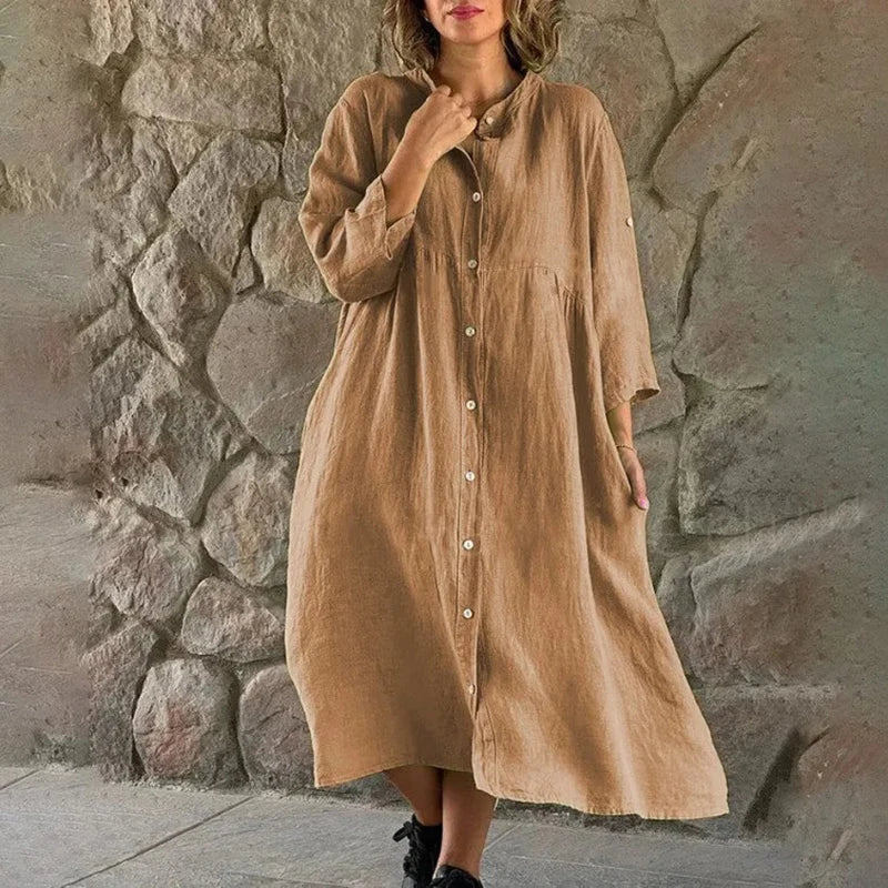 LM | Cotton and linen dress