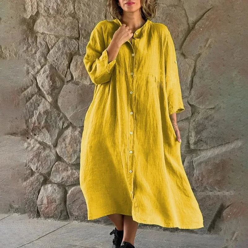 LM | Cotton and linen dress