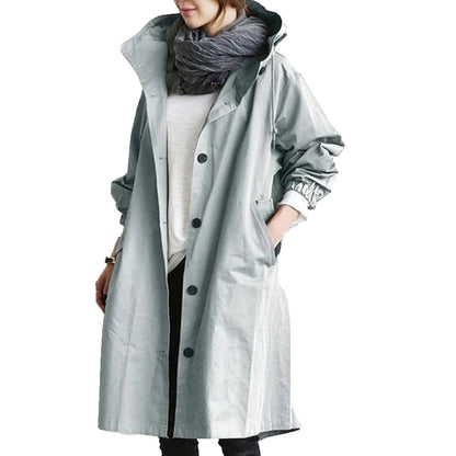 LM | Waterproof long women's mackintosh