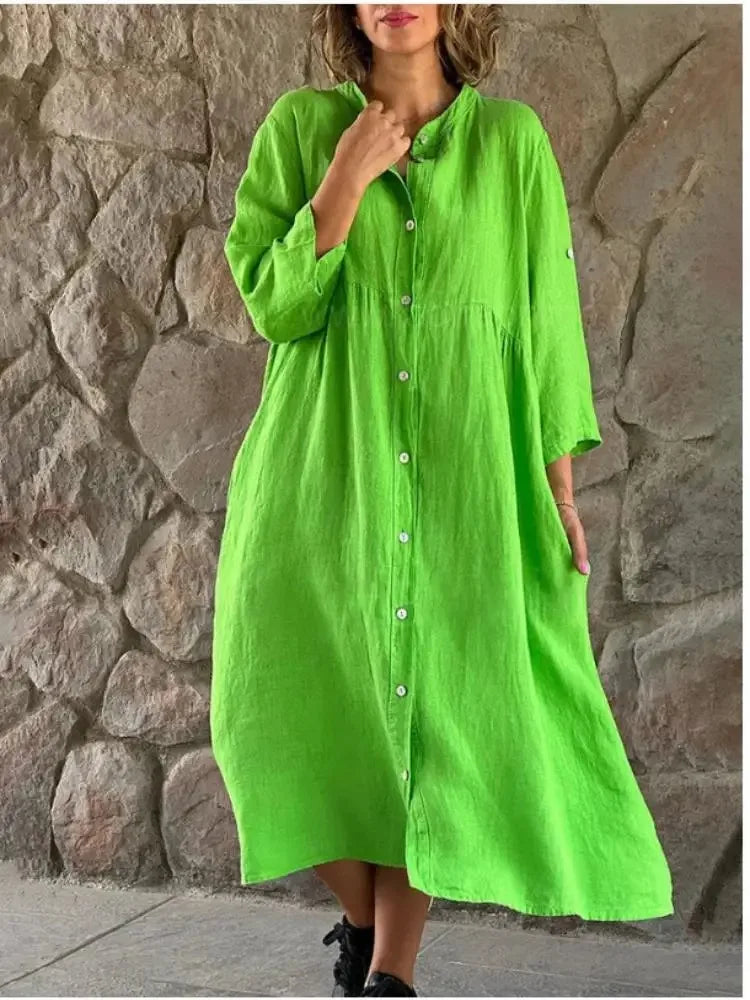 LM | Cotton and linen dress
