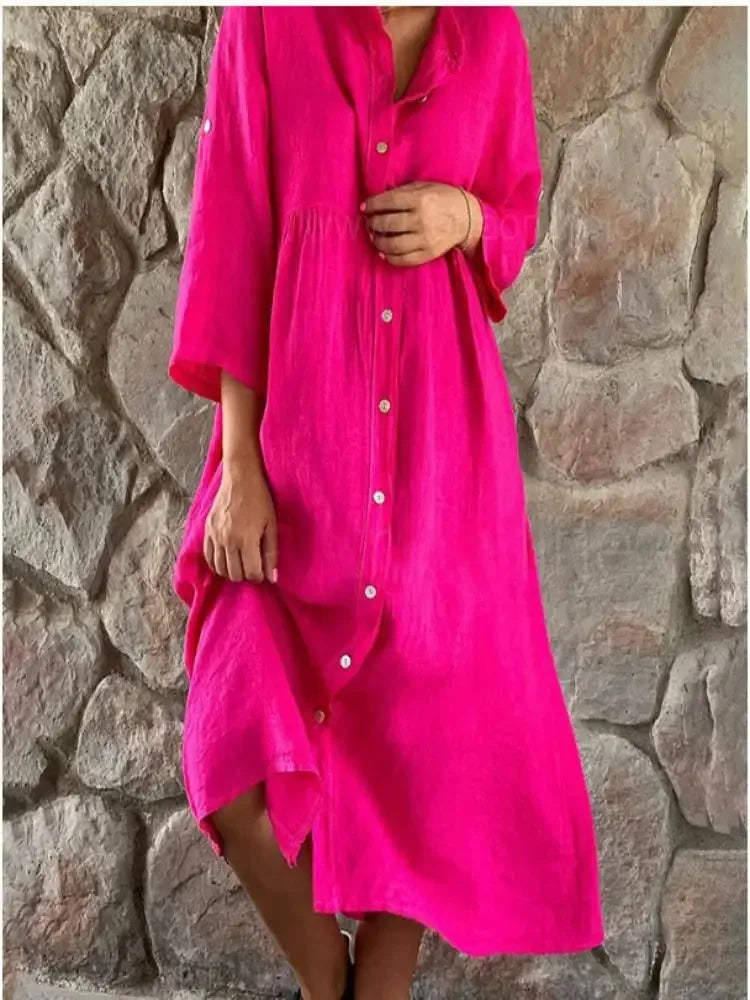 LM | Cotton and linen dress