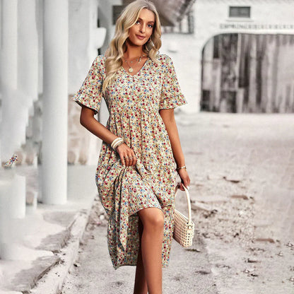 LM | Lena - Summer dress with floral print