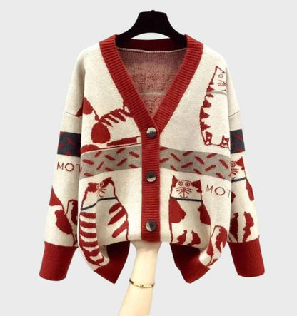 LM | Modern and fashionable winter cardigan