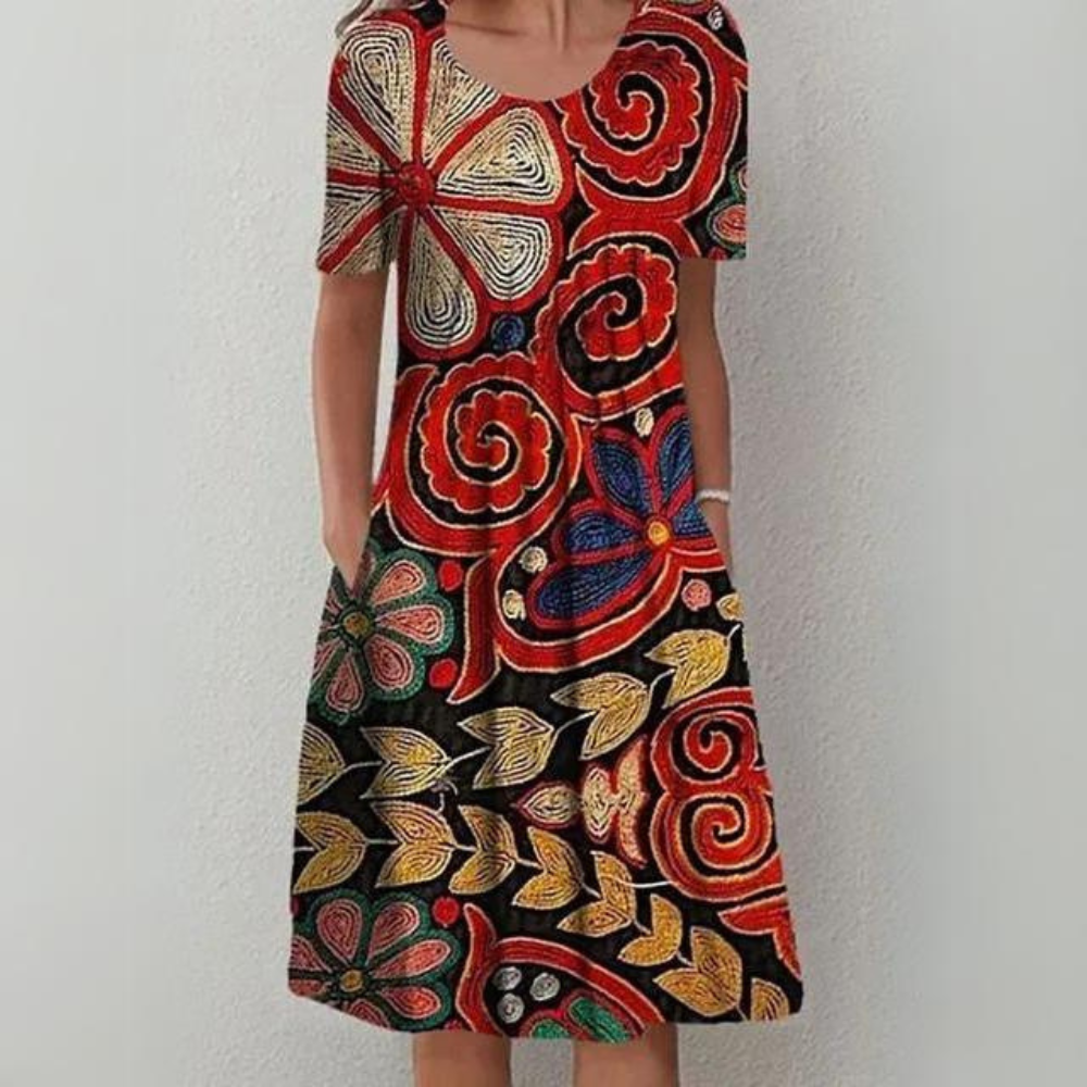 LM | Elegant bohemian-style dress