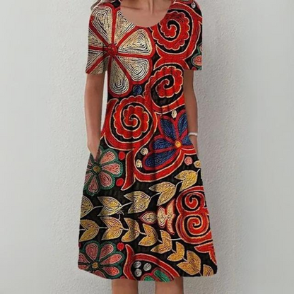 LM | Elegant bohemian-style dress