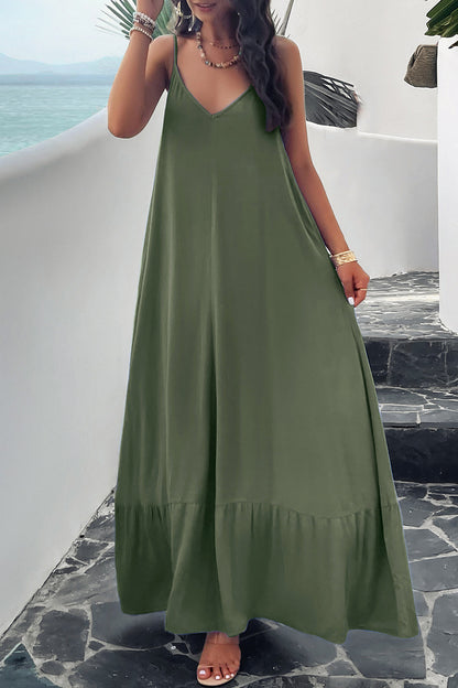 LM | Maxine dress with straps and pockets