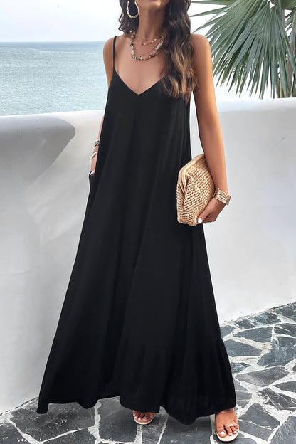 LM | Maxine dress with straps and pockets