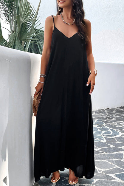 LM | Maxine dress with straps and pockets