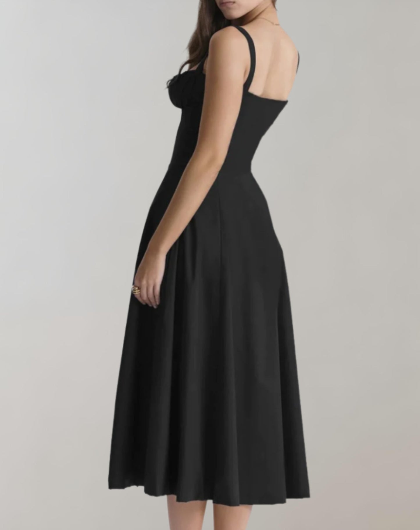 LM | Ladies summer dress with V-neck