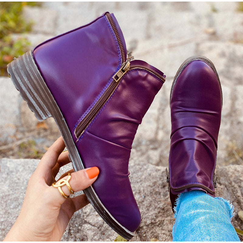 LM | WOMEN'S BOOTS WITH ZIPPER AND ANKLE PROTECTION 2023