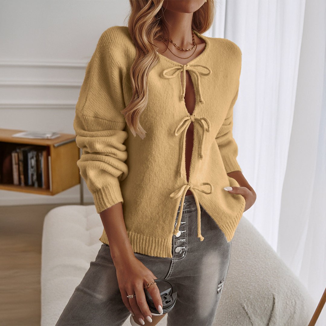 LM | Simple and stylish winter cardigan