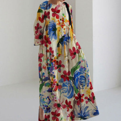 LM | Summer dress with print