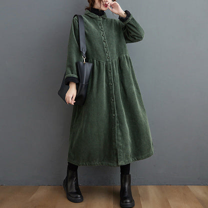 LM | Long-sleeved coat in a retro look