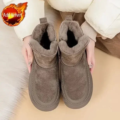 Women's Snow Boots Plus Warm Ladies Shoes Padded New In On Promotion Protective Plush 39 Sale Work Chic and Elegant No Slipery