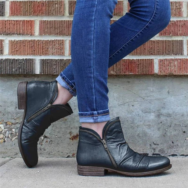 LM | WOMEN'S BOOTS WITH ZIPPER AND ANKLE PROTECTION 2023