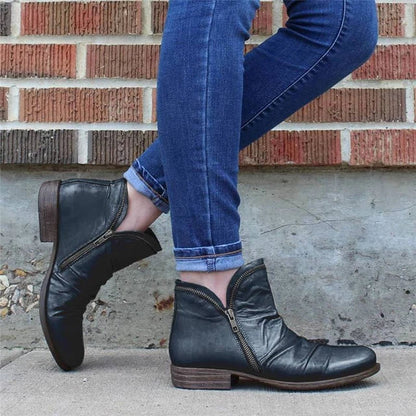 LM | WOMEN'S BOOTS WITH ZIPPER AND ANKLE PROTECTION 2023