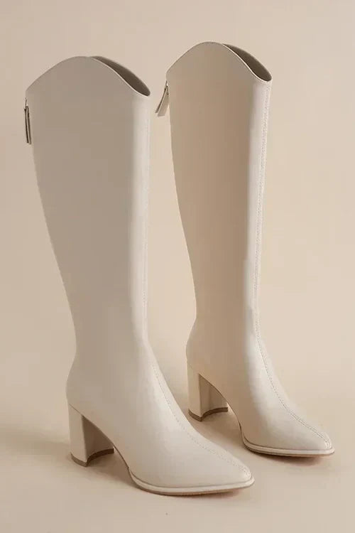 LM | - Knee-high leather boots