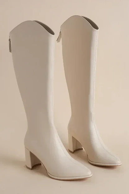 LM | - Knee-high leather boots