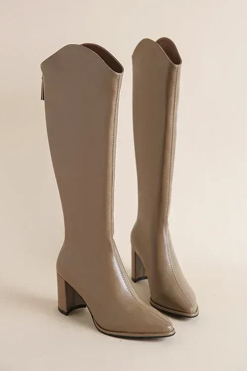 LM | - Knee-high leather boots