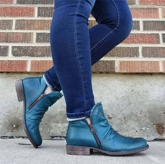LM | WOMEN'S BOOTS WITH ZIPPER AND ANKLE PROTECTION 2023