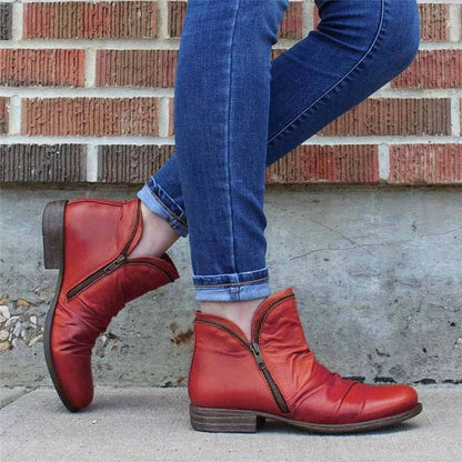 LM | WOMEN'S BOOTS WITH ZIPPER AND ANKLE PROTECTION 2023
